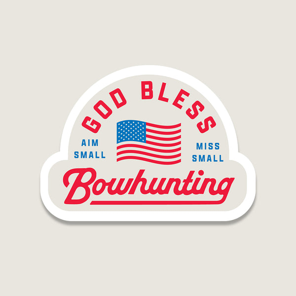 God Bless Sticker